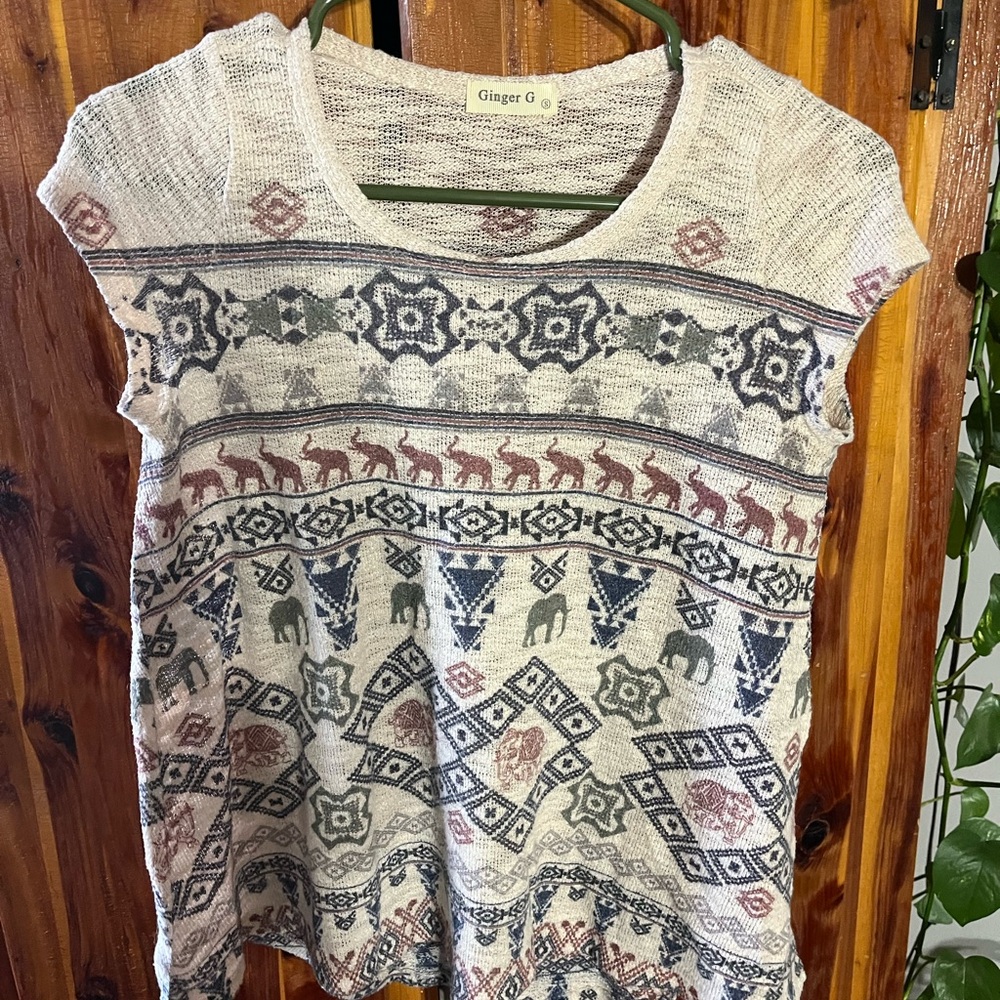 Ginger G Boho Top